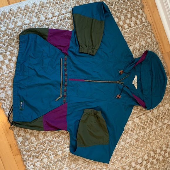L.L Bean size large pullover windbreaker - Picture 1 of 4